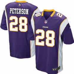 [NEW,Game] Adrian Peterson Football Jersey -Minnesota #28 FOOTBALL Jerseys(Purple)