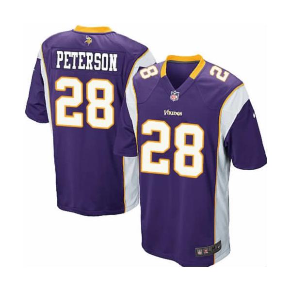 [NEW,Game] Adrian Peterson Football Jersey -Minnesota #28 FOOTBALL Jerseys(Purple)