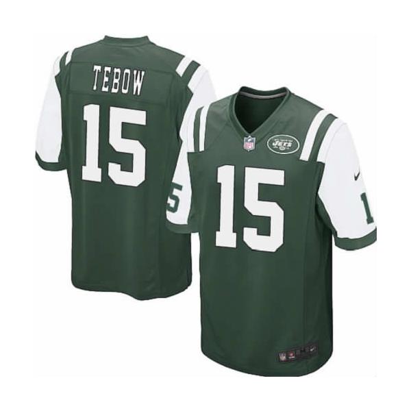 [NEW,Game] Tim Tebow Football Jersey -NY-J #15 FOOTBALL Jerseys(Green)