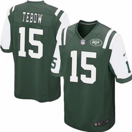 [NEW,Game] Tim Tebow Football Jersey -NY-J #15 FOOTBALL Jerseys(Green)