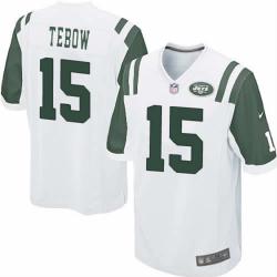 [NEW,Game] Tim Tebow Football Jersey -NY-J #15 FOOTBALL Jerseys(White)