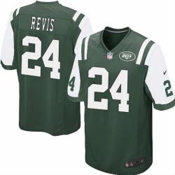 [NEW,Game] Darrelle Revis Football Jersey -NY-J #24 FOOTBALL Jerseys(Green)