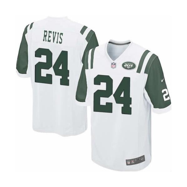 [NEW,Game] Darrelle Revis Football Jersey -NY-J #24 FOOTBALL Jerseys(White)