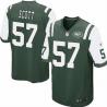 [NEW,Game] Bart Scott Football Jersey -NY-J #57 FOOTBALL Jerseys(Green)