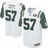 [NEW,Game] Bart Scott Football Jersey -NY-J #57 FOOTBALL Jerseys(White)