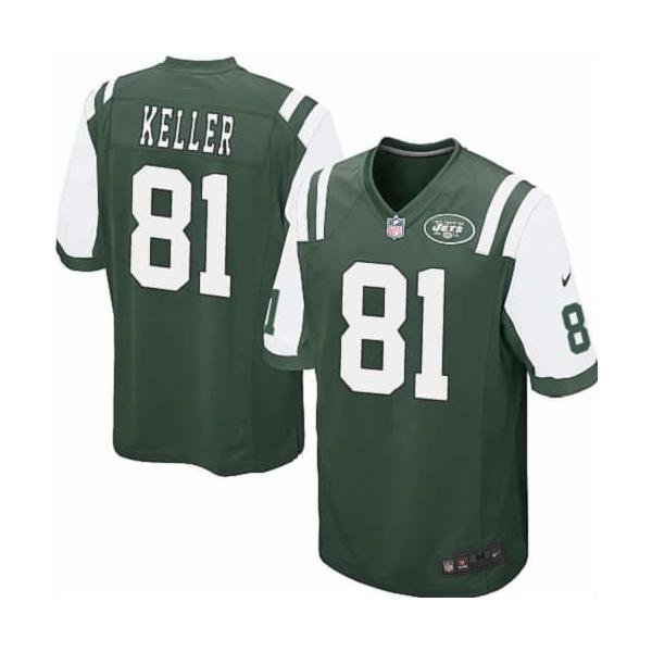 [NEW,Game] Dustin Keller Football Jersey -NY-J #81 FOOTBALL Jerseys(Green)