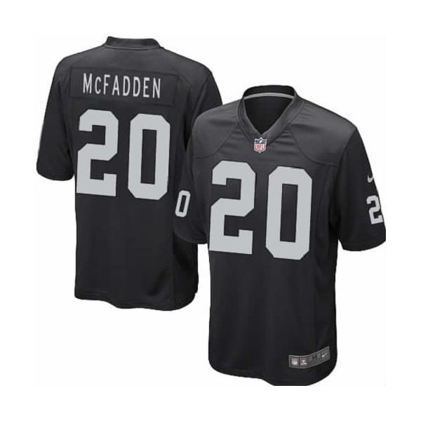 [NEW,Game] Darren McFadden Football Jersey -Oakland #20 FOOTBALL Jerseys(Black)