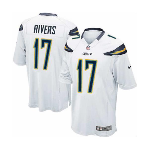 [NEW,Game] Philip Rivers Football Jersey -San Diego #17 FOOTBALL Jerseys(White)