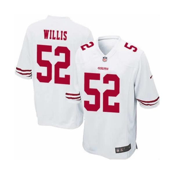 NFL San Francisco 49ers Patrick Willis Jersey #52 Size XL