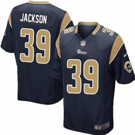 [NEW,Game] Steven Jackson Football Jersey -St. Louis  #39 FOOTBALL Jerseys(Blue)