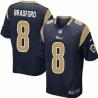 [NEW,Game] Sam Bradford Football Jersey -St. Louis  #8 FOOTBALL Jerseys(Blue)