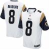 [NEW,Game] Sam Bradford Football Jersey -St. Louis  #8 FOOTBALL Jerseys(White)