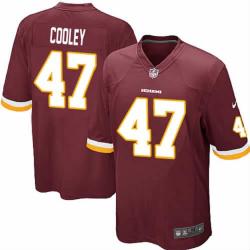 [NEW,Game] Chris Cooley Football Jersey -Washington #47 FOOTBALL Jerseys(Red)