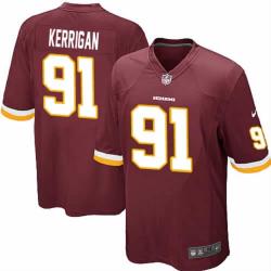 [NEW,Game] Ryan Kerrigan Football Jersey -Washington #91 FOOTBALL Jerseys(Red)