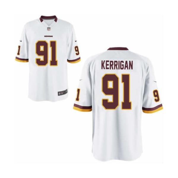 [NEW,Game] Ryan Kerrigan Football Jersey -Washington #91 FOOTBALL Jerseys(White)