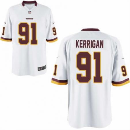 [NEW,Game] Ryan Kerrigan Football Jersey -Washington #91 FOOTBALL Jerseys(White)