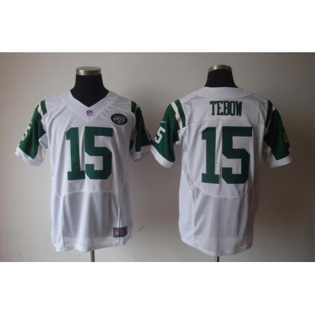 [NEW,Elite] Tim Tebow Football Jersey -NY-J #15 NEW Football Jersey(White)