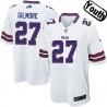 [NEW,Sewn-on]Stephon Gilmore Youth Football Jersey - Buffalo #27 GILMORE Jersey (White) For Youth/Kid