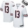 [NEW,Sewn-on]Johnny Knox Youth Football Jersey - Chicago #13 KNOX Jersey (White) For Youth/Kid