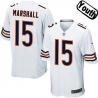 [NEW,Sewn-on]Brandon Marshall Youth Football Jersey - Chicago #15 MARSHALL Jersey (White) For Youth/Kid