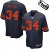 [NEW,Sewn-on]Walter Payton Youth Football Jersey - Chicago #34 PAYTON Jersey (Blue Yellow Number) For Youth/Kid