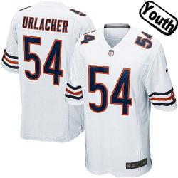 [NEW,Sewn-on]Brian Urlacher Youth Football Jersey - Chicago #54 URLACHER Jersey (Blue) For Youth/Kid