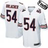 [NEW,Sewn-on]Brian Urlacher Youth Football Jersey - Chicago #54 URLACHER Jersey (Blue) For Youth/Kid