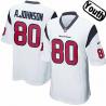 [NEW,Sewn-on]Andre Johnson Youth Football Jersey - Houston #80 JOHNSON Jersey (White) For Youth/Kid