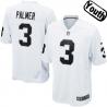 [NEW,Sewn-on]Carson Palmer Youth Football Jersey - Oakland #3 PALMER Jersey (White) For Youth/Kid