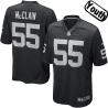 [NEW,Sewn-on]Rolando McClain Youth Football Jersey - Oakland #55 MCCLAIN Jersey (Black) For Youth/Kid