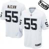 [NEW,Sewn-on]Rolando McClain Youth Football Jersey - Oakland #55 MCCLAIN Jersey (White) For Youth/Kid