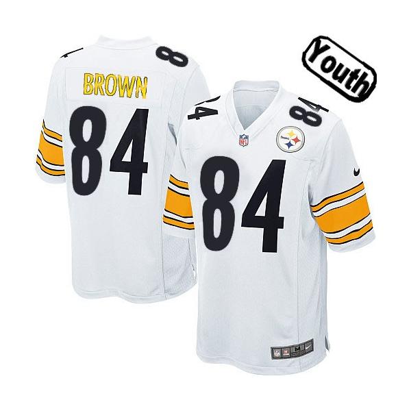 Pittsburgh Youth Football Jersey(White 