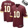 [NEW,Sewn-on]Robert Griffin III Youth Football Jersey - Washington #10 GRIFFIN III Jersey (Red) For Youth/Kid