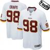 [NEW,Sewn-on]Brian Orakpo Youth Football Jersey - Washington #98 ORAKPO Jersey (White) For Youth/Kid