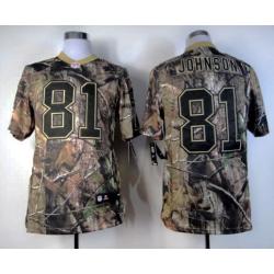 Calvin Johnson camo football jersey - Detroit #81 camo jersey by NEW