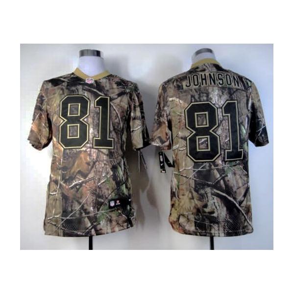 Calvin Johnson camo football jersey - Detroit #81 camo jersey by NEW