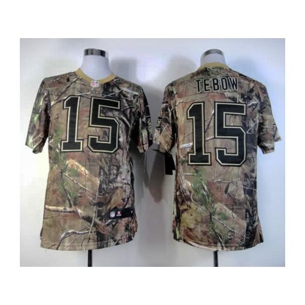 Tim Tebow camo football jersey - NY-J #15 camo jersey by NEW