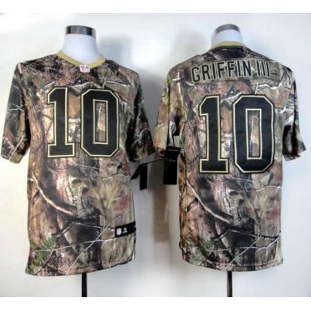 Robert Griffin III(RG3) camo football jersey - Washington #10 camo jersey by NEW