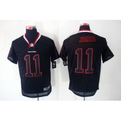 [NEW,Lights-Out]Julio Jones Football Jersey -Atlanta #11 Black Jersey