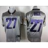 [Rbk,Gray-Shadow]Ray Rice Football Jersey -Baltimore #27 Gray Jersey