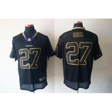 [NEW,Lights-Out]Ray Rice Football Jersey -Baltimore #27 Black Jersey