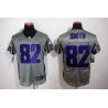 [NEW,Gray-Shadow]Torrey Smith Football Jersey -Baltimore #82 Gray Jersey