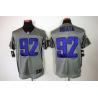 [NEW,Gray-Shadow]Haloti Ngata Football Jersey -Baltimore #92 Gray Jersey