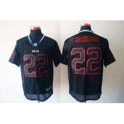 [NEW,Lights-Out]Fred Jackson Football Jersey -Buffalo #22 Black Jersey