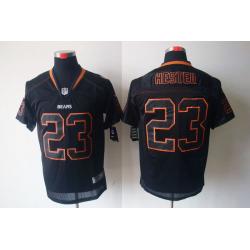 [NEW,Lights-Out]Devin Hester Football Jersey -Chicago #23 Black Jersey