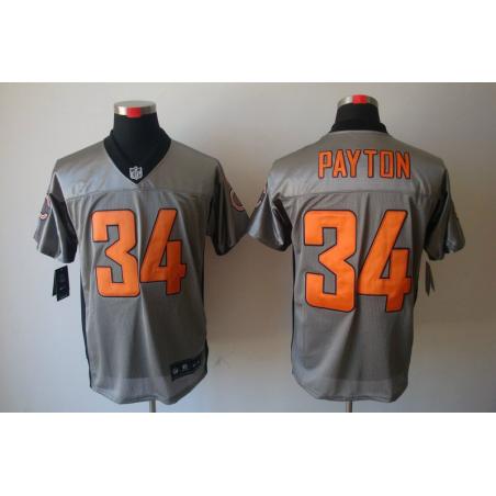 [NEW,Gray-Shadow]Walter Payton Football Jersey -Chicago #34 Gray Jersey