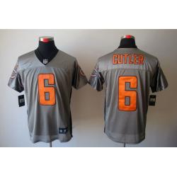 [NEW,Gray-Shadow]Jay Cutler Football Jersey -Chicago #6 Gray Jersey