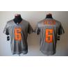 [NEW,Gray-Shadow]Jay Cutler Football Jersey -Chicago #6 Gray Jersey