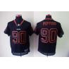 [NEW,Lights-Out]Julius Peppers Football Jersey -Chicago #90 Black Jersey