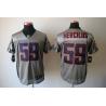 [NEW,Gray-Shadow]Whitney Mercilus Football Jersey -Houston #59 Gray Jersey